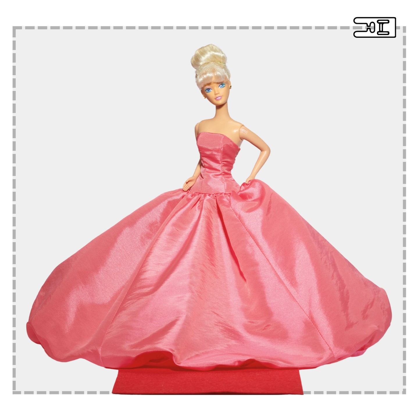 Evening Gown PDF Sewing Pattern for 11.5" Fashion Doll