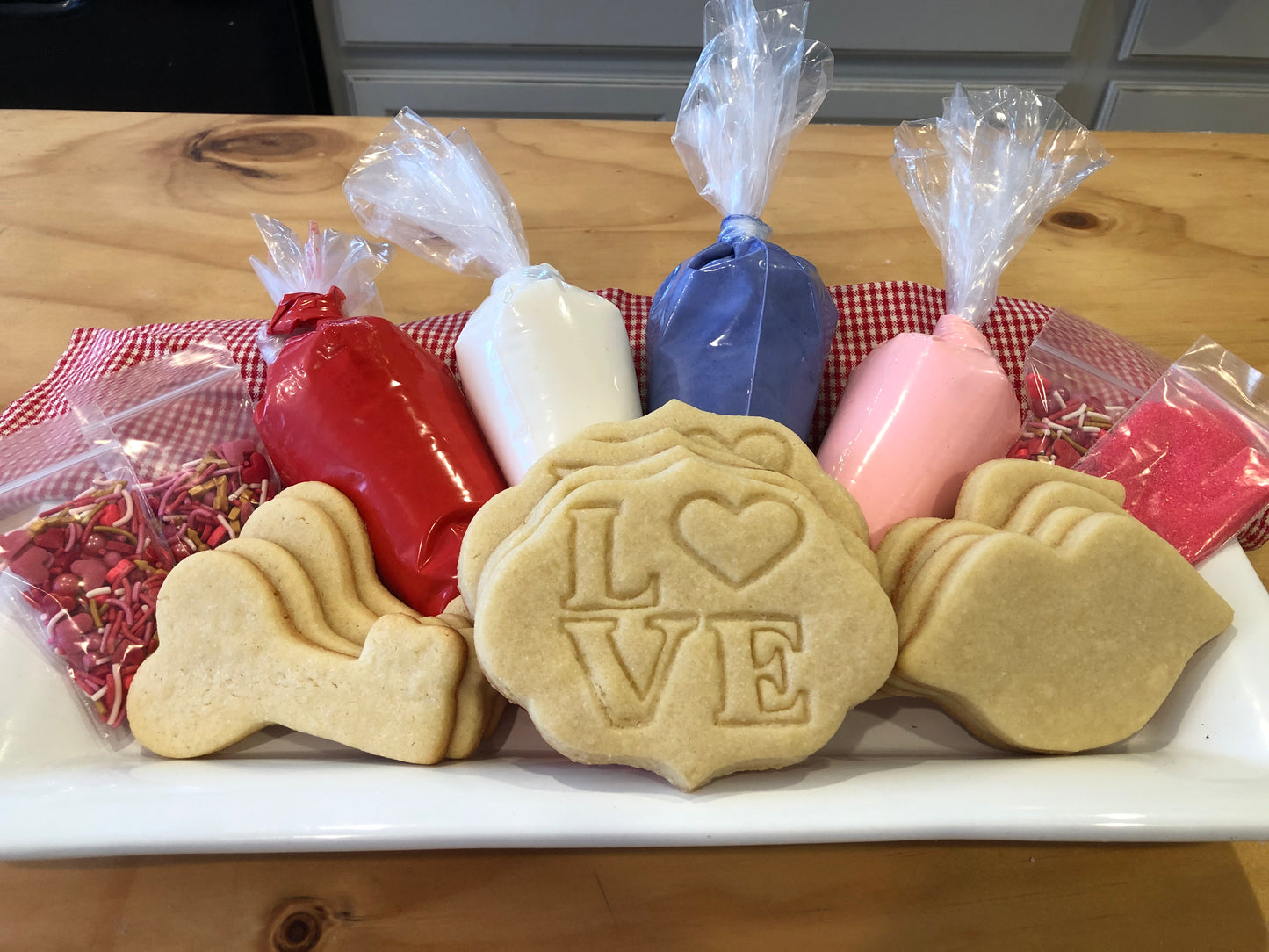 Valentines Day Sugar Cookie Decorating Kit