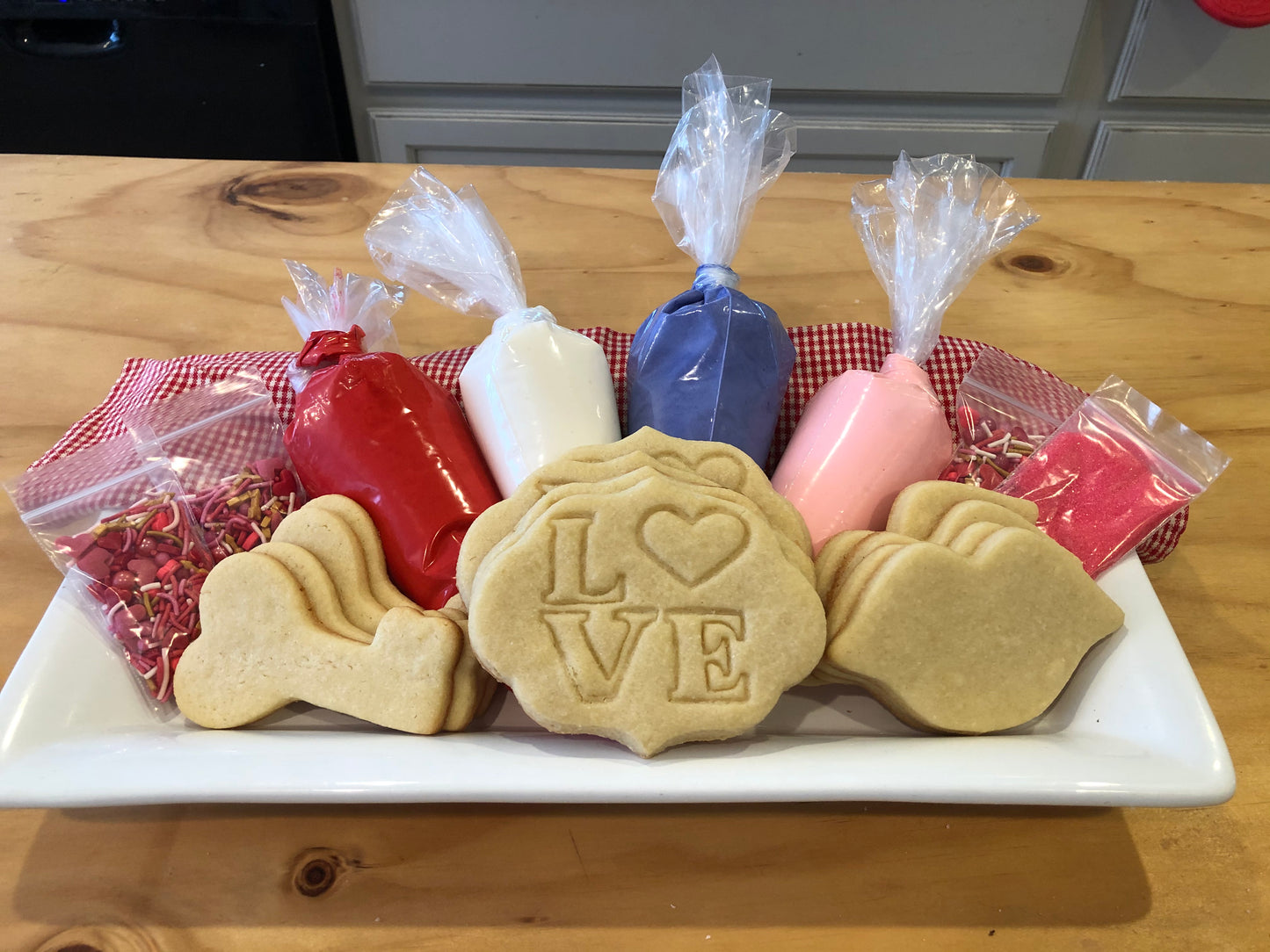 Valentines Day Sugar Cookie Decorating Kit