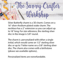 Load image into Gallery viewer, Butterfly Necklace | Butterfly Charm | Butterfly Gifts | Butterfly Jewelry | Christmas gifts for mom | Christmas gifts for her
