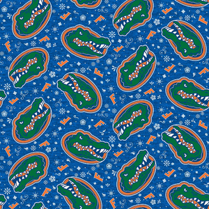 NCAA FL fabric by the yard | 100% Cotton | Sykel Enterprises NCAA fabric # 1193