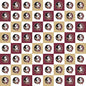 Florida State University fabric by the yard | 100% Cotton | Sykel Enterprises NCAA fabric | Pattern #1158