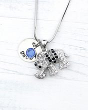 Load image into Gallery viewer, Elephant Gifts | Elephant Necklace |   Personalized Necklace | Christmas gifts for mom | Christmas gifts for women | Christmas gifts for her

