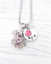 Load image into Gallery viewer, Frog Necklace | Charm Jewelry | Personalized Frog Charm Necklace | Frog Charm | Christmas gift for mom | Christmas gift for her
