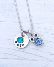 Load image into Gallery viewer, Owl Gift | Owl Necklace | Personalized Necklace | Christmas gifts for mom | Christmas gifts for her | Christmas gifts for women
