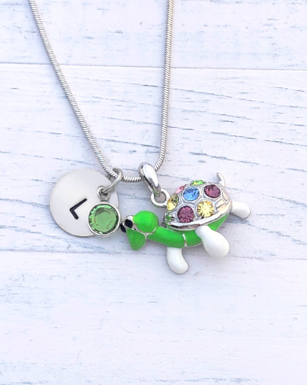 Turtle Gift | Turtle Necklace | Personalized Necklace | Christmas gifts for mom | Christmas gifts for her | Christmas gifts for women