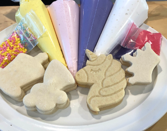 Unicorn Cookie Kit - Undecorated | Unicorn Baked Goods | Gift for Unicorn Lovers | Unicorn DIY Cookie Decorating | Unicorn Cookies