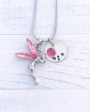 Load image into Gallery viewer, Tinkerbell Gift | Tinkerbell Necklace | Personalized Necklace | Christmas gifts for mom | Christmas gifts for her  Christmas gifts for women
