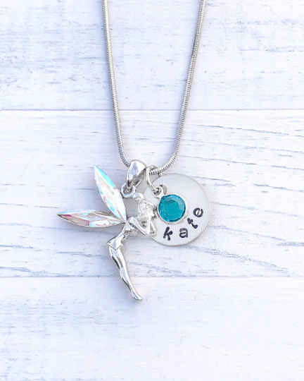Tinkerbell Gift | Tinkerbell Necklace | Personalized Necklace | Christmas gifts for mom | Christmas gifts for her  Christmas gifts for women