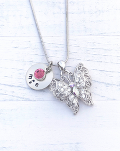 Butterfly Necklace | Butterfly Gift | Personalized Necklace | Christmas gifts for mom | Christmas gifts for her | Christmas gifts for women