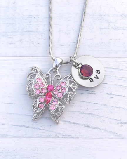 Butterfly Necklace | Butterfly Charm | Butterfly Gifts | Butterfly Jewelry | Christmas gifts for mom | Christmas gifts for her
