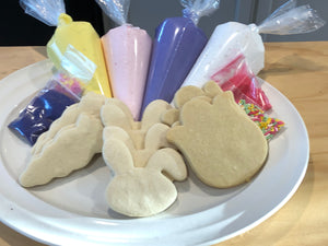 Easter Cookie Kit - Undecorated | Easter Baked Goods | Easter Gift | Gift for Easter | Easter DIY Cookie Decorating | Easter Cookies