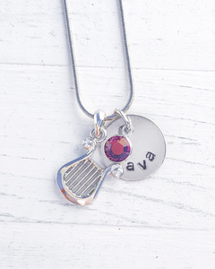 Harp Gifts | Harp Necklace | Personalized Necklace | Christmas gifts for mom | Christmas gifts for her | Christmas gifts for women